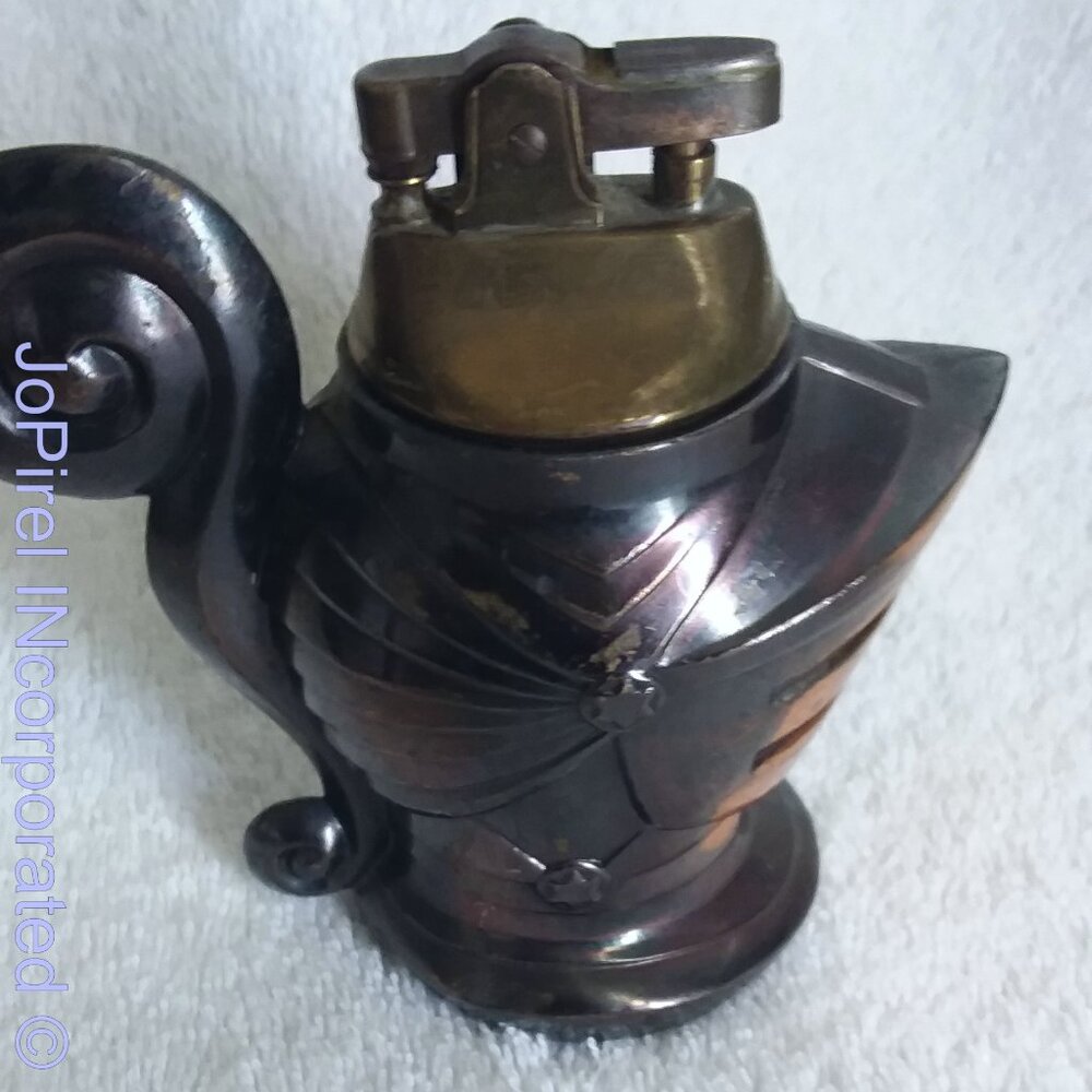 Vintage Medieval Knight Helmet Metal Lighter untested